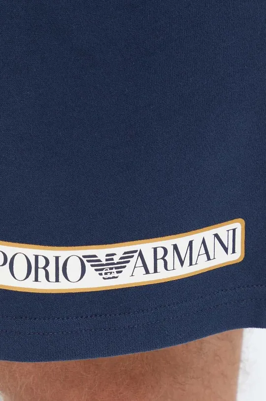 granatowy Emporio Armani Underwear szorty bawełniane lounge