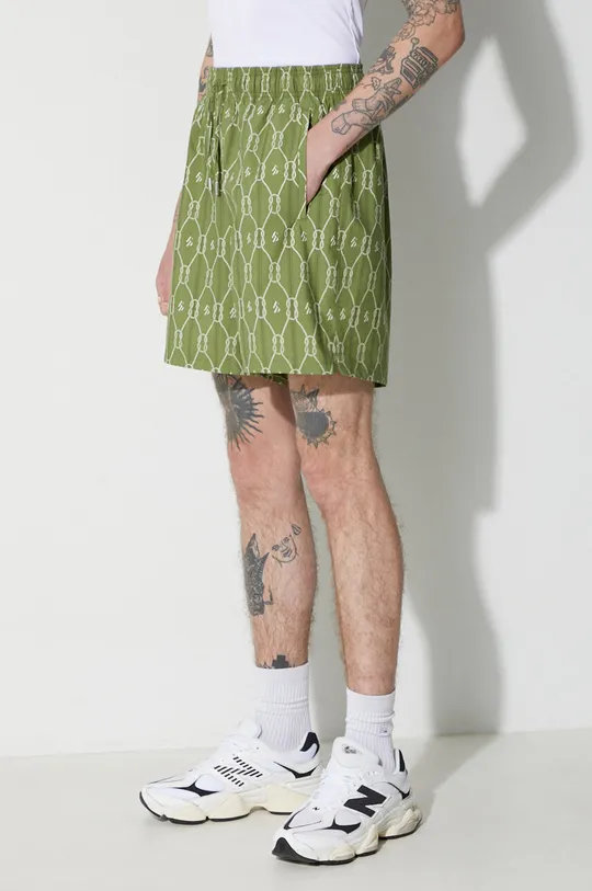 green Filling Pieces cotton shorts Resort