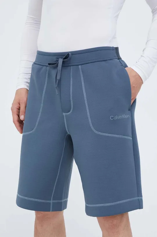 Tréningové šortky Calvin Klein Performance sivá