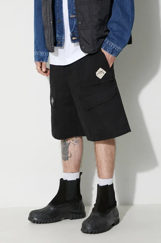 black A-COLD-WALL* cotton shorts Ando Cargo Short Men’s