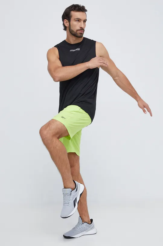 Kratke hlače za vadbo Reebok Workout Ready zelena