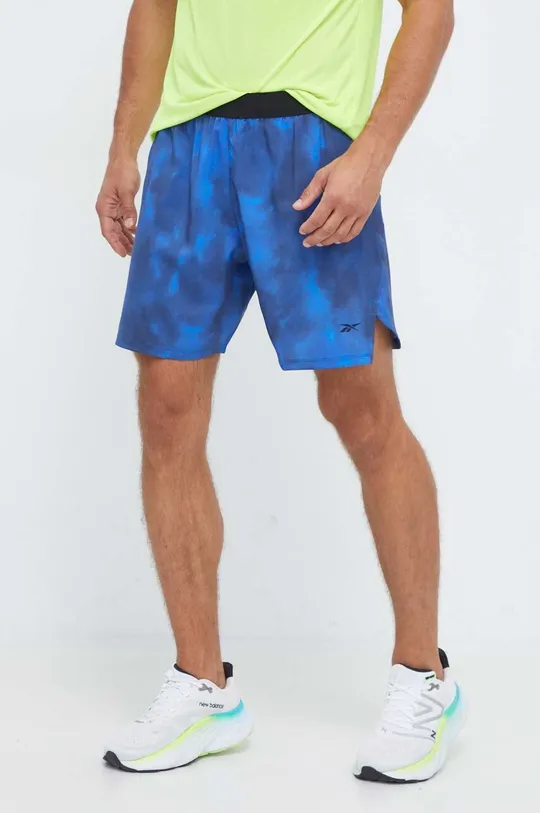modra Kratke hlače za vadbo Reebok Speed 3.0 Moški