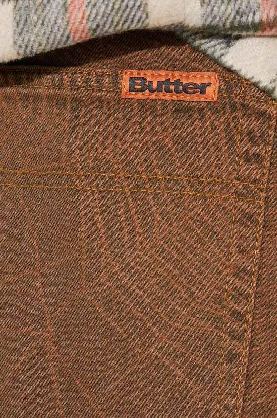 brązowy Butter Goods szorty jeansowe Web Denim Shorts