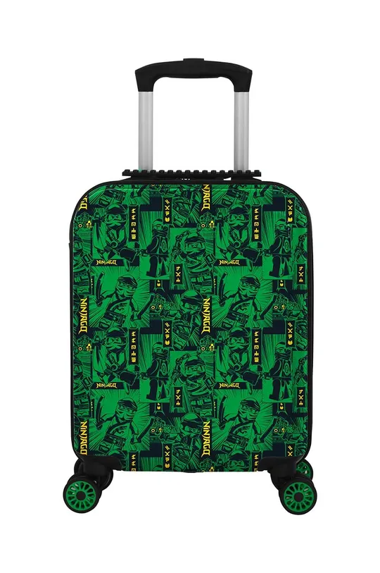 зелёный Детский чемодан Lego Для мальчиков