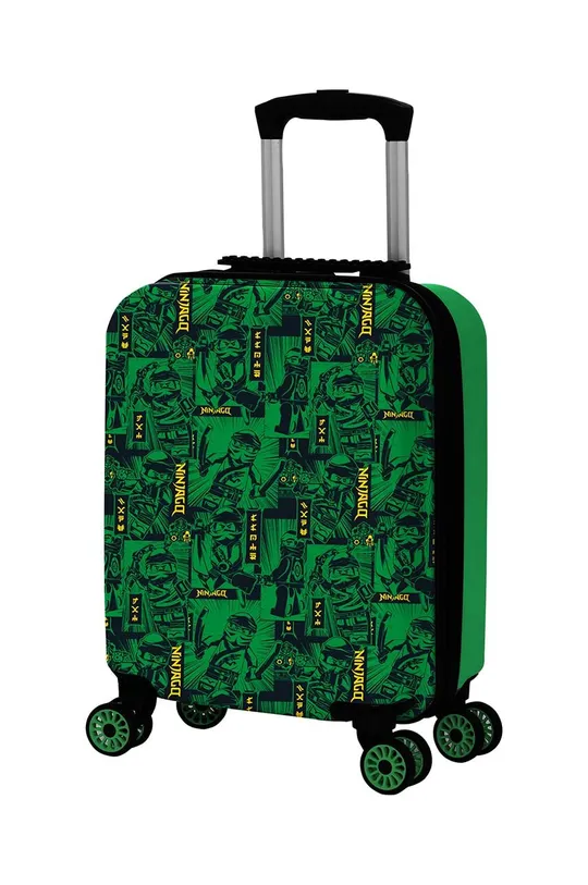 Детский чемодан Lego зелёный