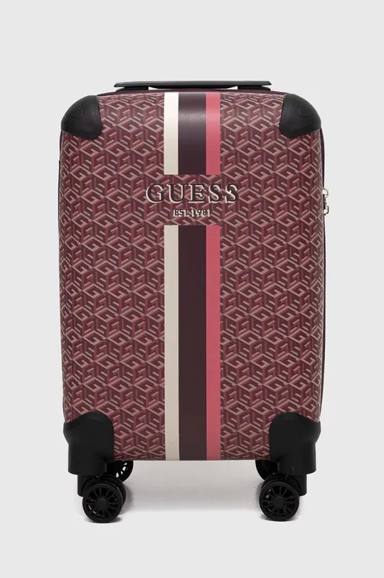 różowy Guess walizka Damski