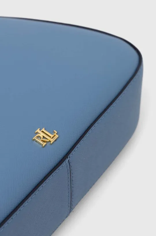 μπλε Δερμάτινη τσάντα Lauren Ralph Lauren