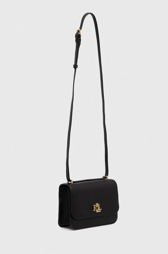 Шкіряна сумочка Lauren Ralph Lauren чорний