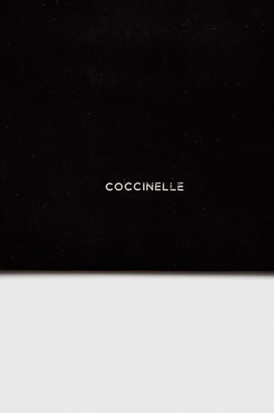 Coccinelle velúr táska természetes bőr, szarvasbőr