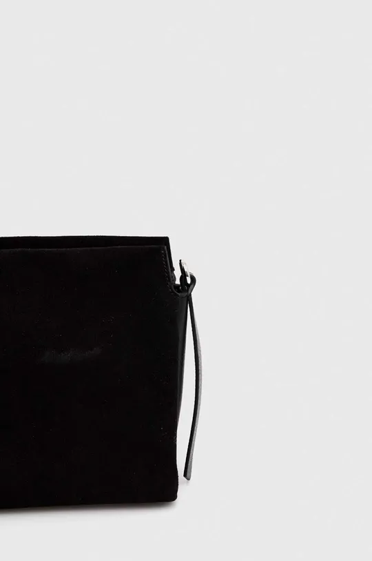 fekete Coccinelle velúr táska