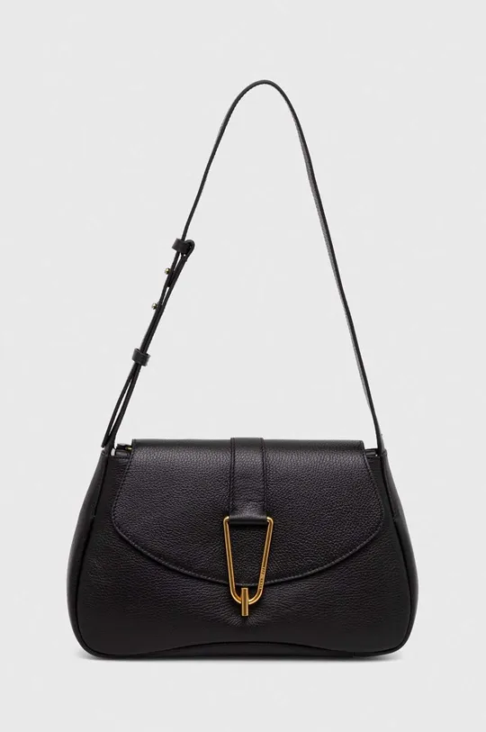črna Usnjena torbica Coccinelle Ženski