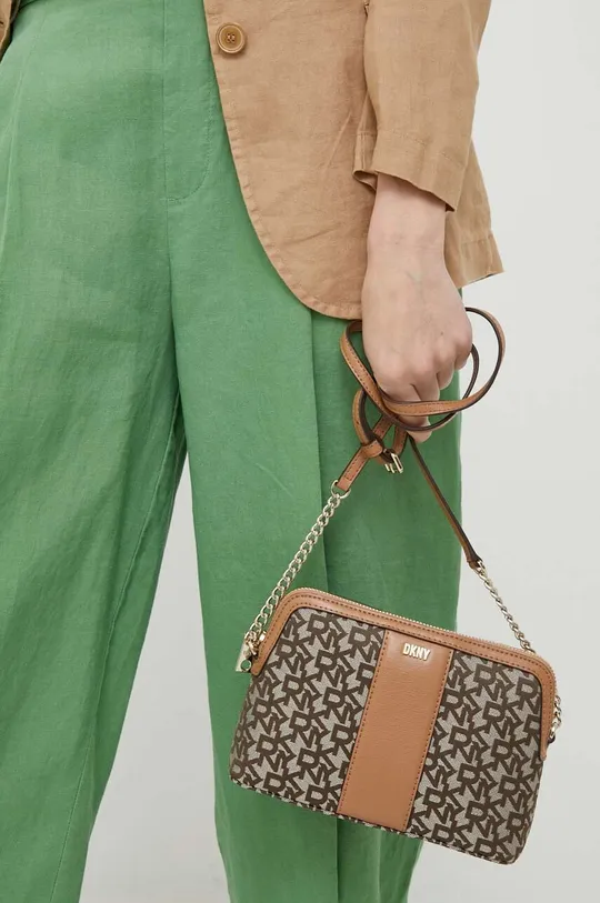 Τσάντα Dkny χρώμα: μπεζ | ANSWEAR.gr
