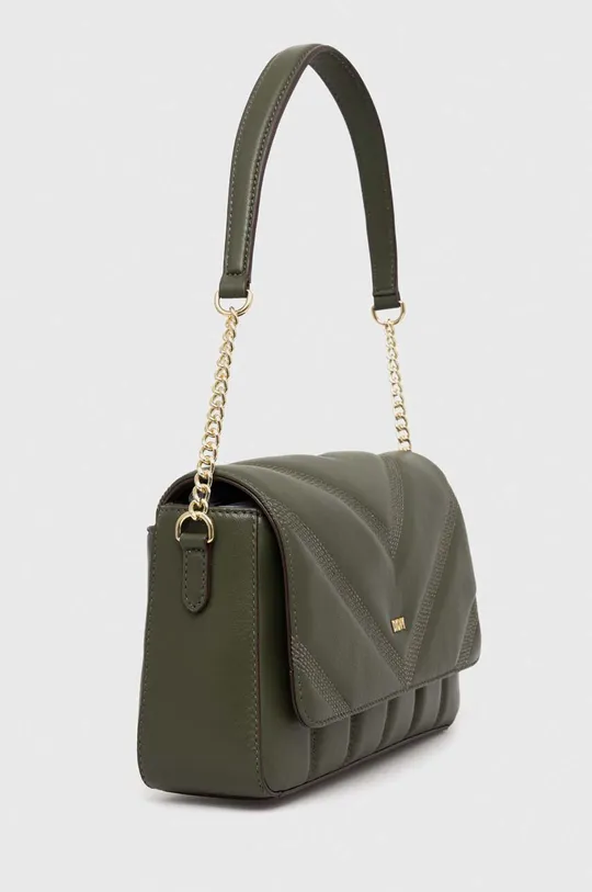 Δερμάτινη τσάντα DKNY πράσινο
