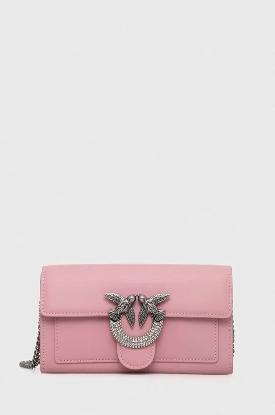 рожевий Шкіряна сумка Pinko Жіночий