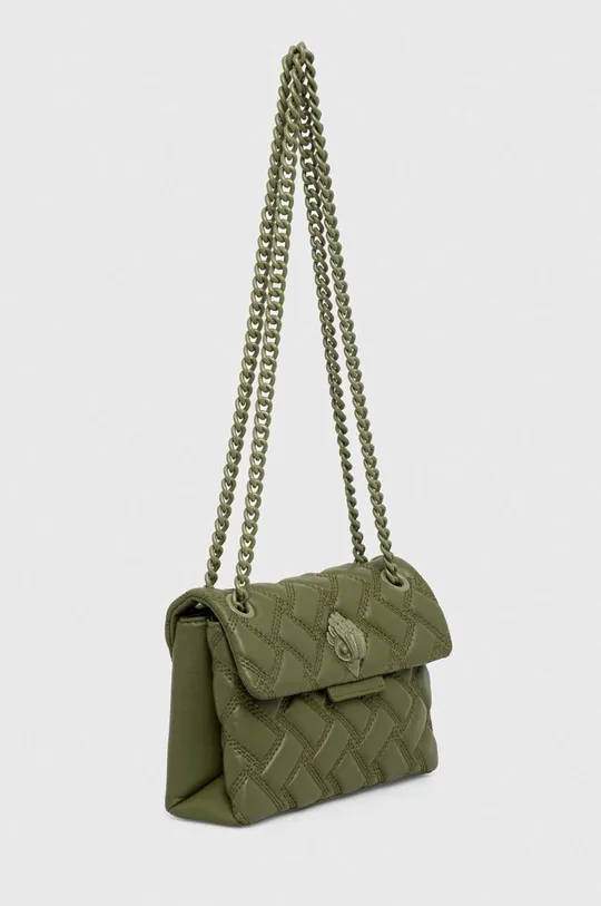 Δερμάτινη τσάντα Kurt Geiger London πράσινο