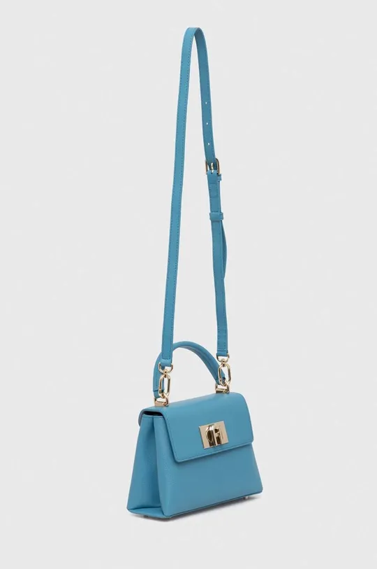 Δερμάτινη τσάντα Furla 1927 μπλε