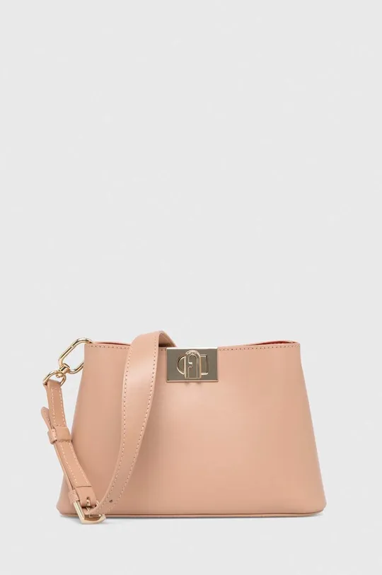 рожевий Шкіряна сумочка Furla Fleur Жіночий