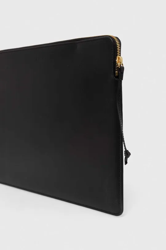 Kožna torba za laptop By Malene Birger crna