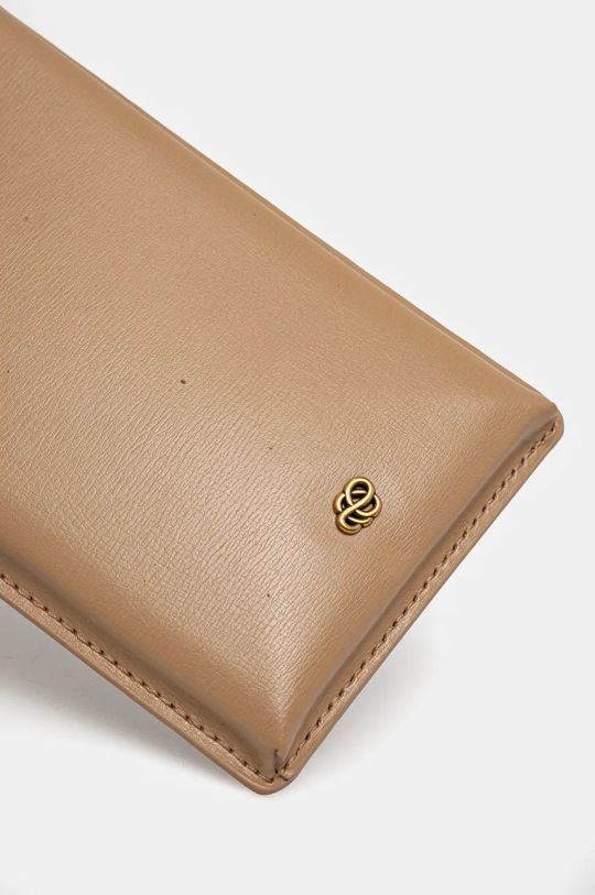 Kožni etui za mobitel By Malene Birger Q71727011Z bež AW23