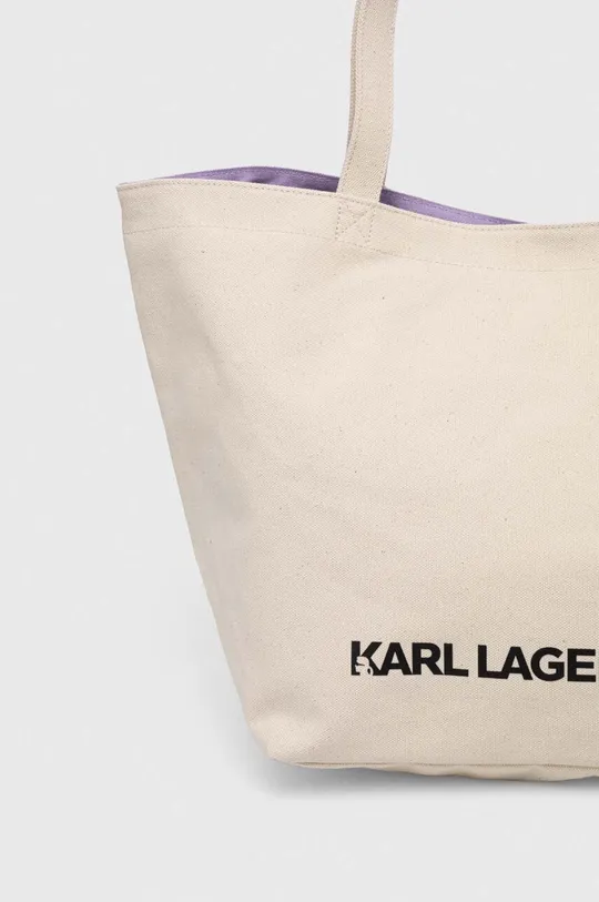 Βαμβακερή τσάντα Karl Lagerfeld  65% Ανακυκλωμένο βαμβάκι, 35% Βαμβάκι