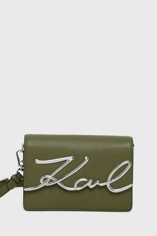 zöld Karl Lagerfeld bőr táska Női