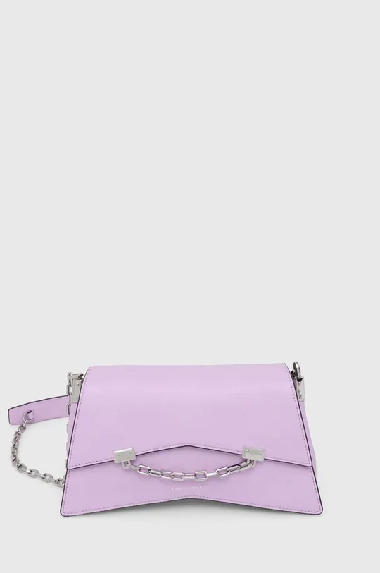фіолетовий Шкіряна сумочка Karl Lagerfeld Жіночий