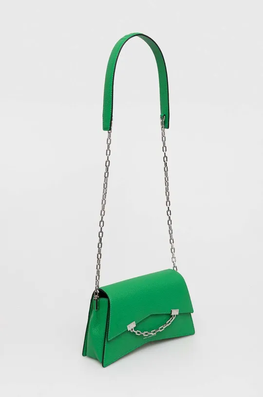 Karl Lagerfeld torebka skórzana zielony
