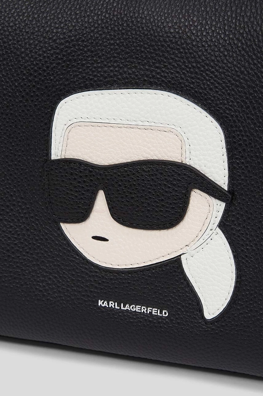 Kožená kabelka Karl Lagerfeld černá 235W3075