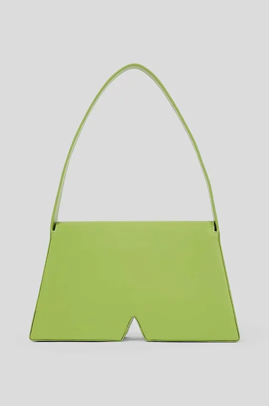 πράσινο Δερμάτινη τσάντα Karl Lagerfeld ICON K SHB LEATHER