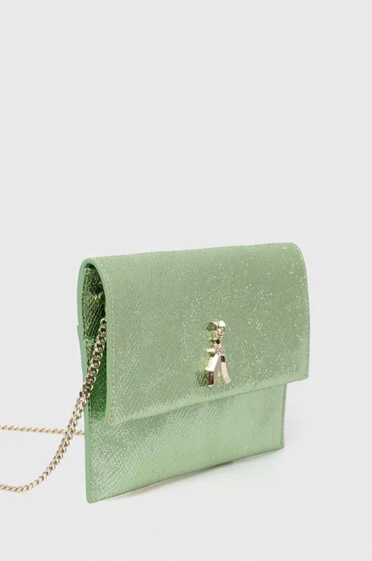 Шкіряна сумка Patrizia Pepe зелений