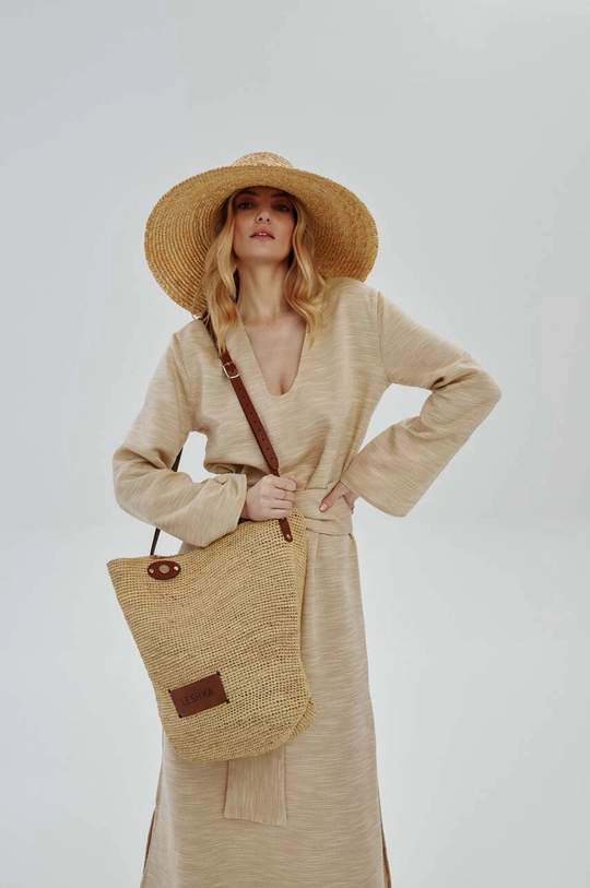 beige LE SH KA headwear borsetta Summer Bag Donna