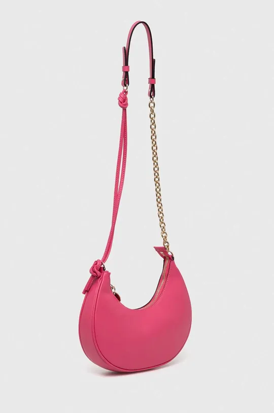 Δερμάτινη τσάντα Red Valentino ροζ
