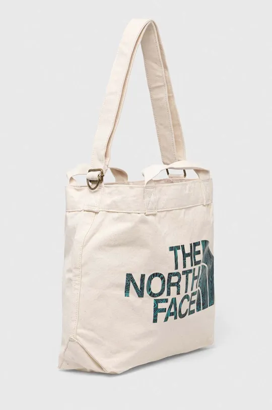 Βαμβακερή τσάντα The North Face μπεζ