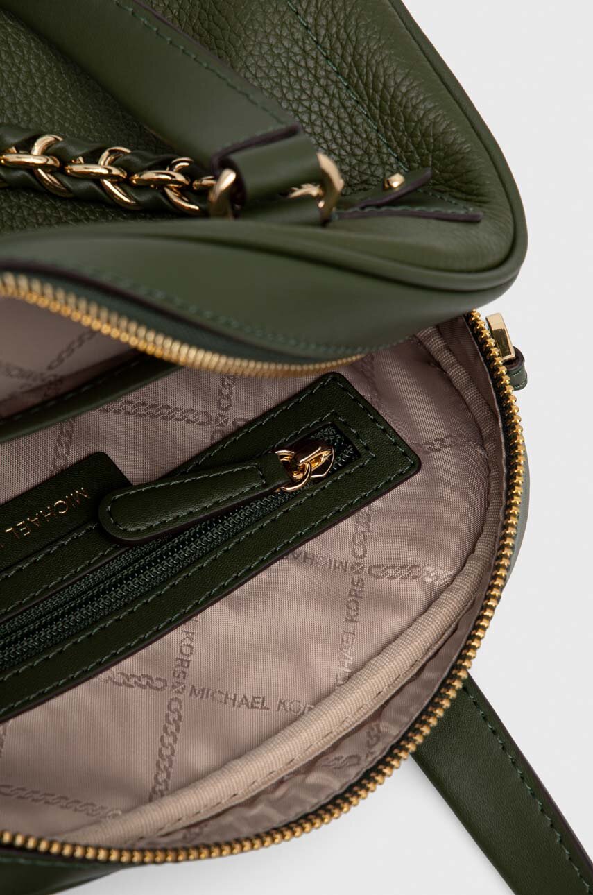 Кожаная сумочка MICHAEL Michael Kors цвет зелёный | ANSWEAR.ua