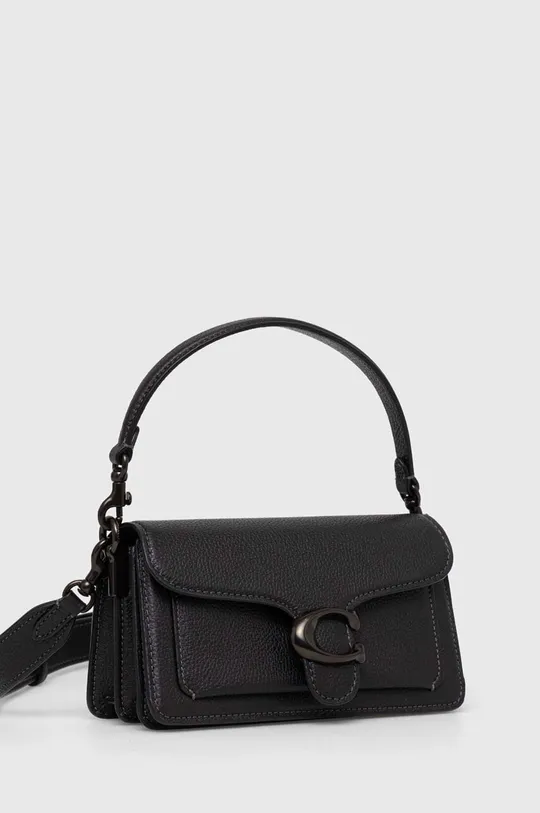μαύρο Δερμάτινη τσάντα Coach Tabby Shoulder Bag 20 Γυναικεία