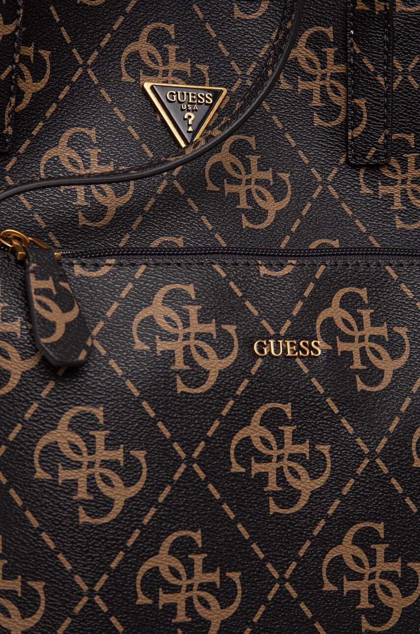 Сумочка Guess колір коричневий | ANSWEAR.ua