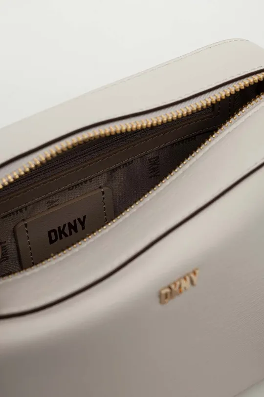 λευκό Δερμάτινη τσάντα DKNY
