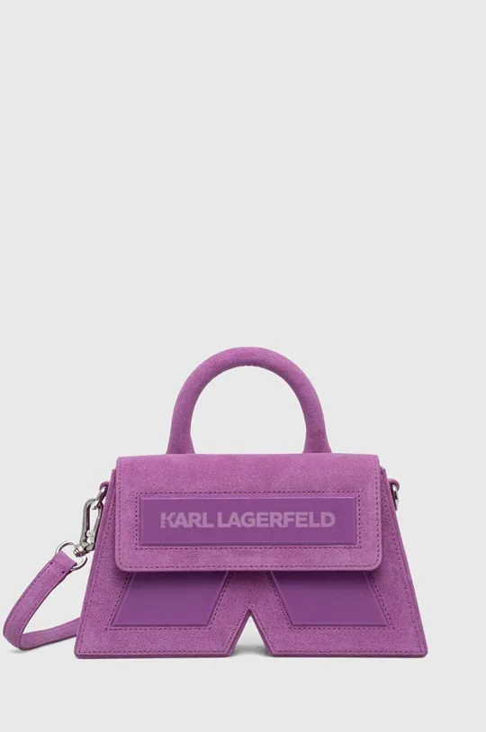 фиолетовой Замшевая сумочка Karl Lagerfeld Женский