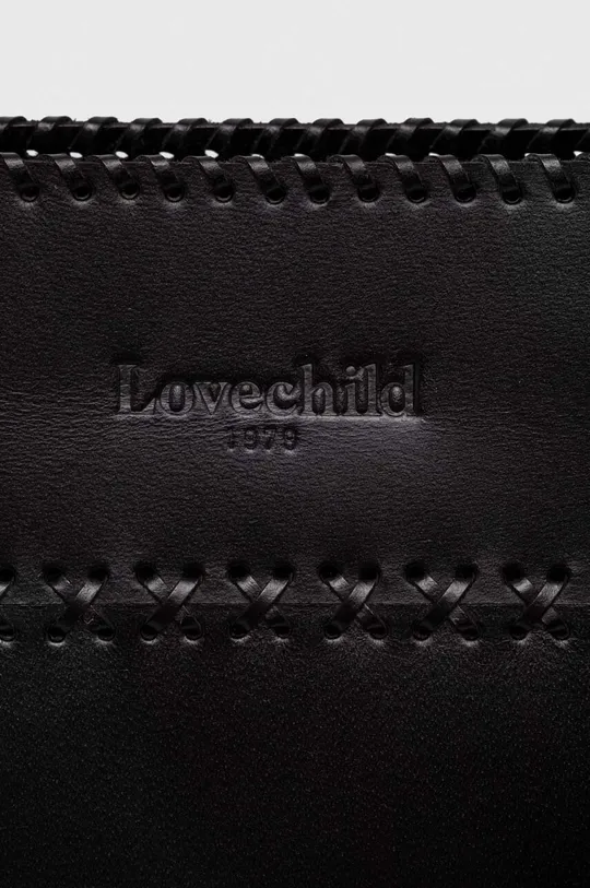 fekete Lovechild bőr táska