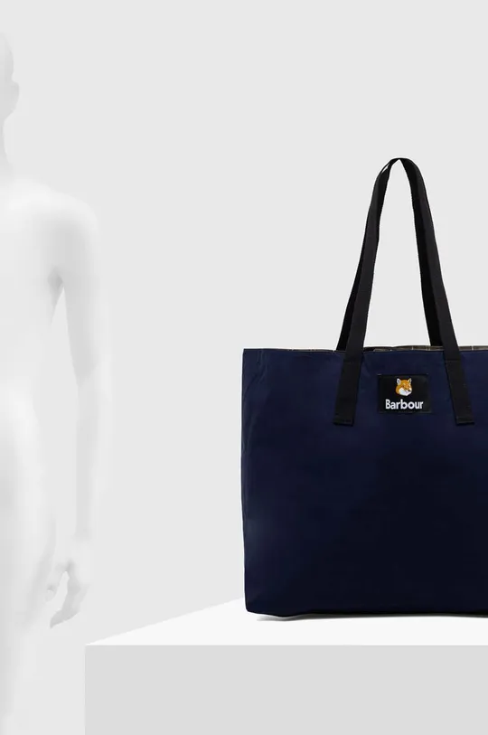 Barbour poșetă X Maison Kitsune Reversible Tote Bag