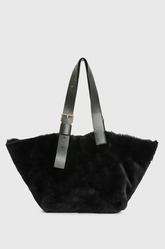 Δερμάτινη τσάντα AllSaints Anik Κύριο υλικό: Δέρμα αρνιού Φόδρα: Βαμβάκι Φινίρισμα: Φυσικό δέρμα