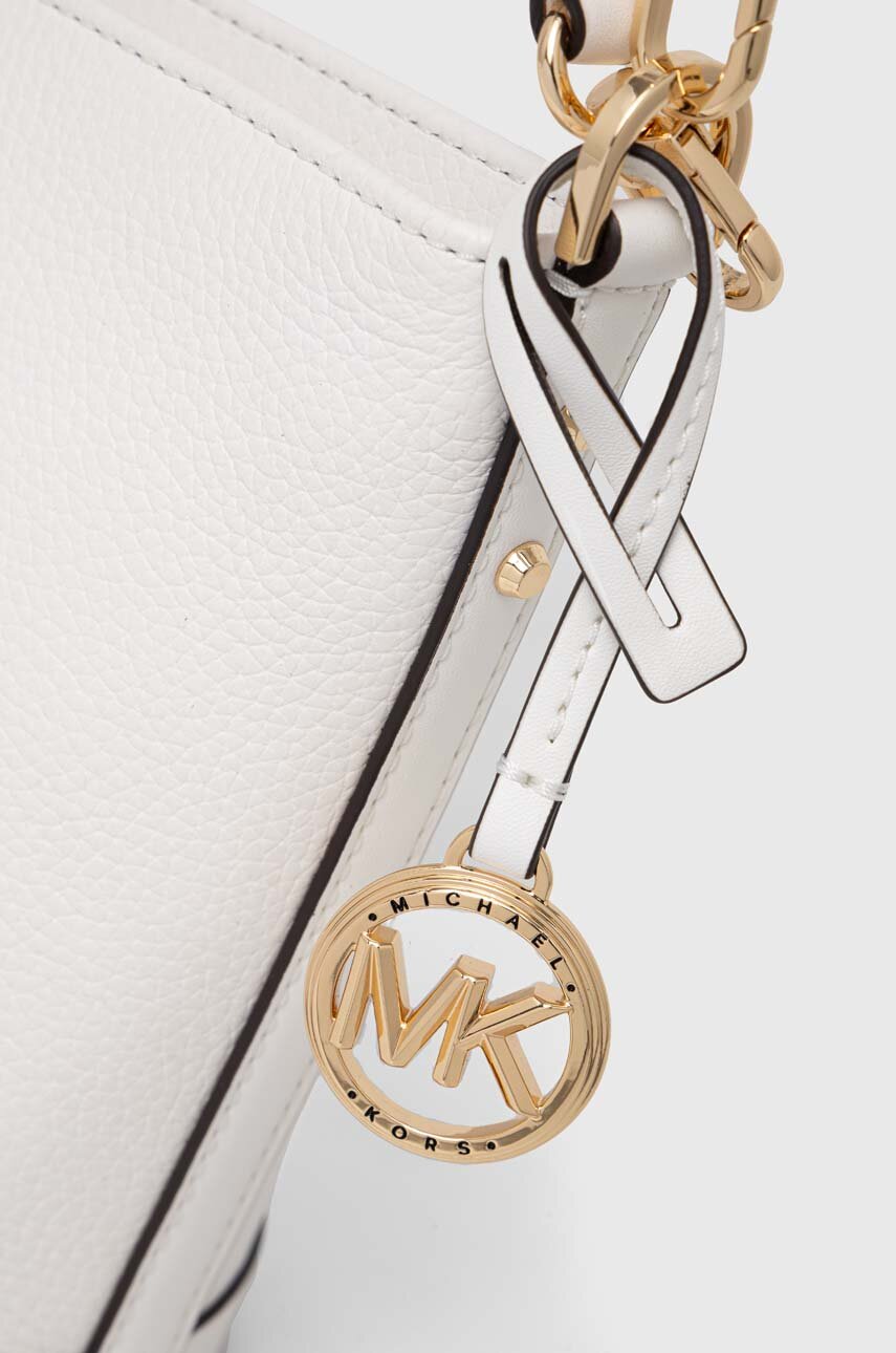 λευκό Δερμάτινη τσάντα MICHAEL Michael Kors