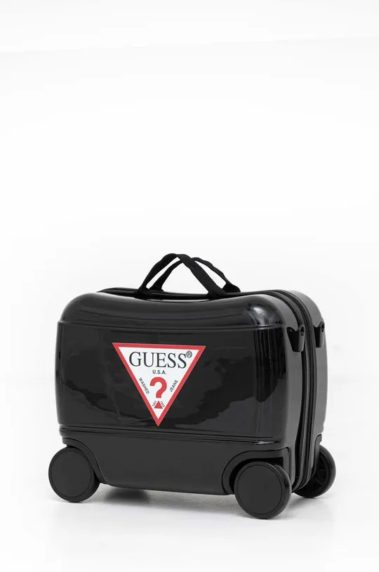 Otroški kovček Guess črna