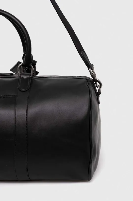 μαύρο Δερμάτινη τσάντα Polo Ralph Lauren