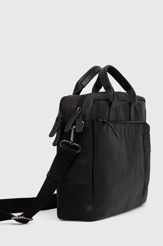 Δερμάτινη τσάντα φορητού υπολογιστή Strellson μαύρο