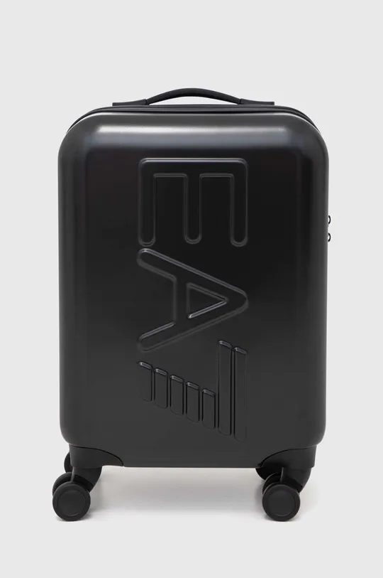 czarny EA7 Emporio Armani walizka Unisex