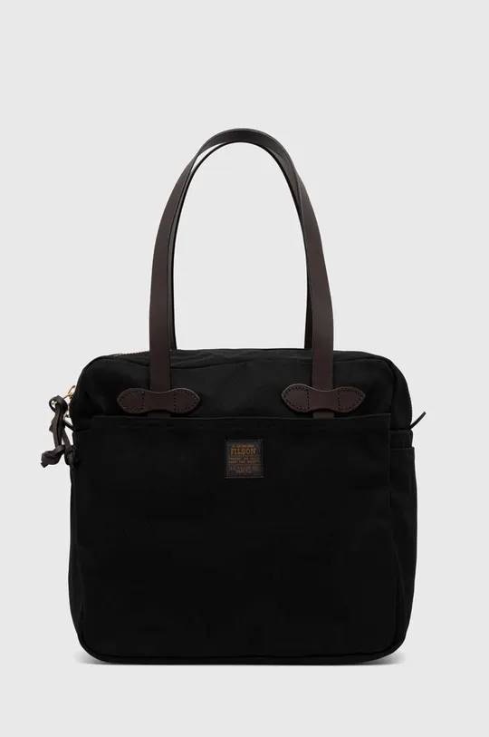czarny Filson torba Tote Bag With Zipper Unisex