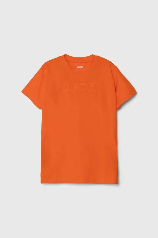 πορτοκαλί Παιδικό μπλουζάκι Guess Για αγόρια
