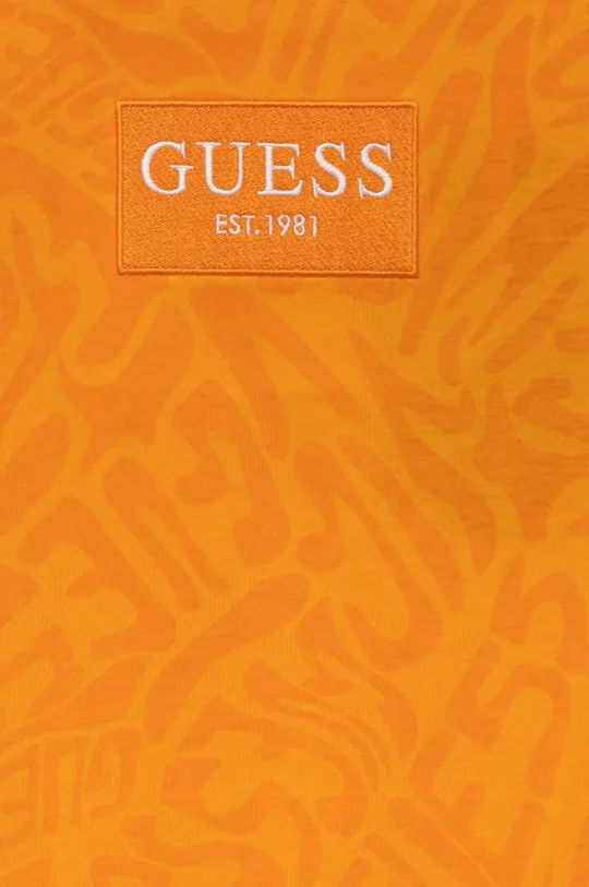 narančasta Dječja pamučna majica kratkih rukava Guess
