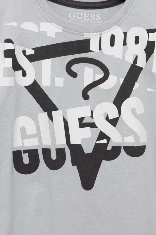 Guess t-shirt bawełniany dziecięcy 100 % Bawełna